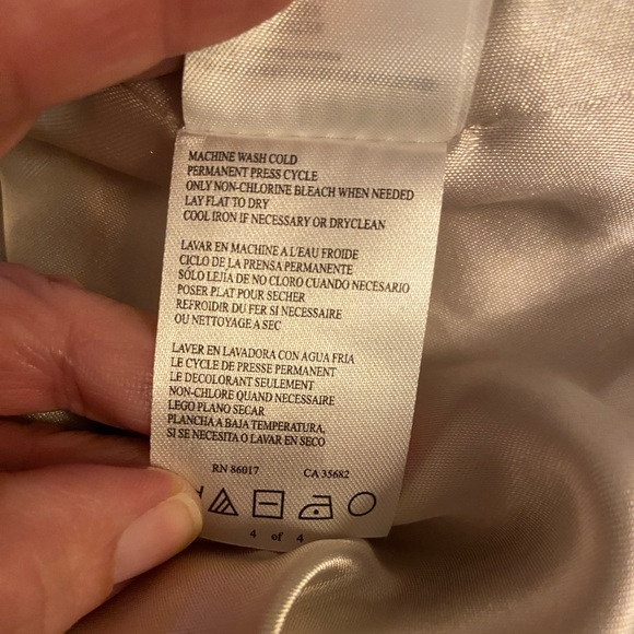 Bebe Ruffle Belted Duster Jacket | Color Powder Puff | Lightweight | Size Small - Picture 4 of 6